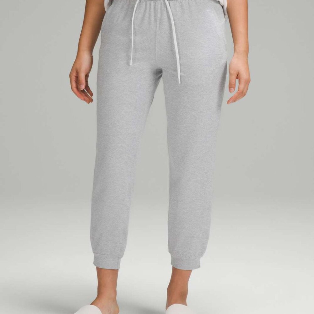 Lululemon Soft Jersey Classic-Fit Mid-Rise Jogger Heathered Core Ultra Lt Grey 6